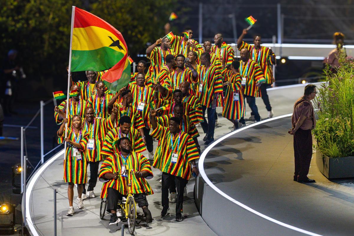 Team Ghana Dazzles with Colour, Culture and Confidence at Glasgow 2026 Opening Ceremony