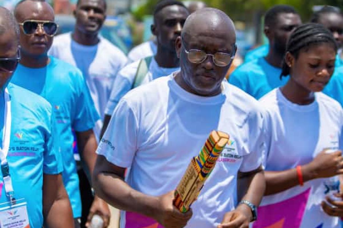 Massive showing at King's Baton Relay, Commonwealth Sports commends Ghana.