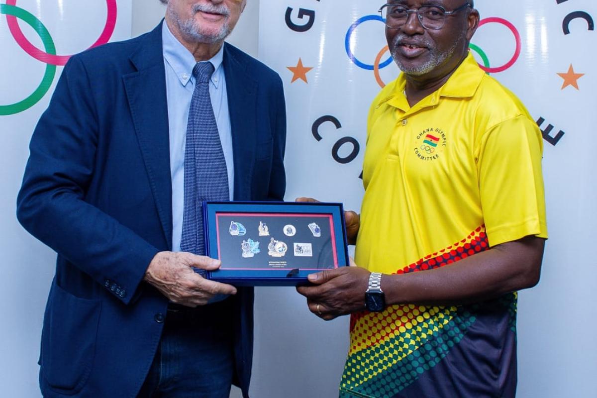 GOC President engages AIPS President, praises SWAG for impact.