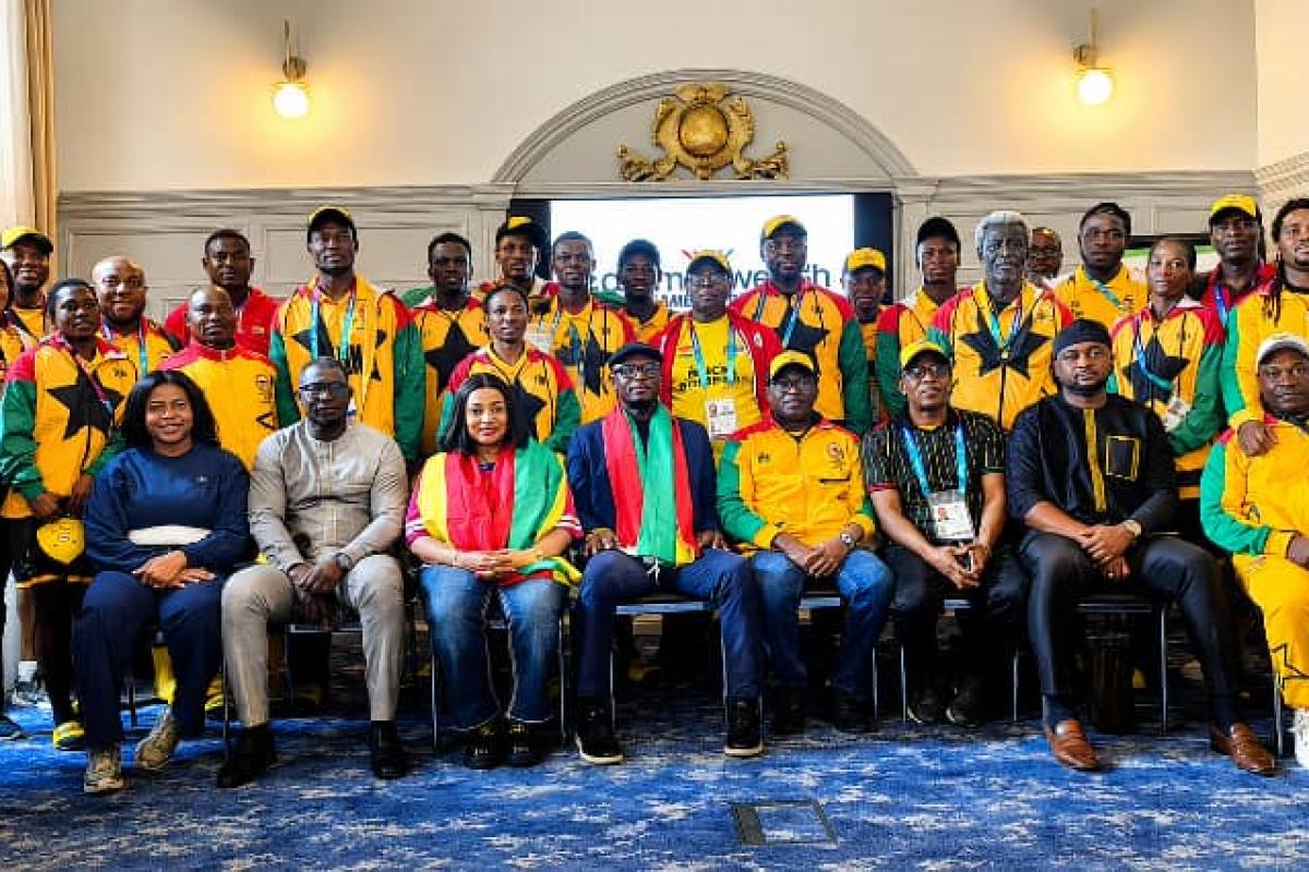 GLASGOW 2026: SPORTS MINISTER AND UK HIGH COMMISSIONER RALLY TEAM GHANA WITH INSPIRATIONAL CAMP VISIT