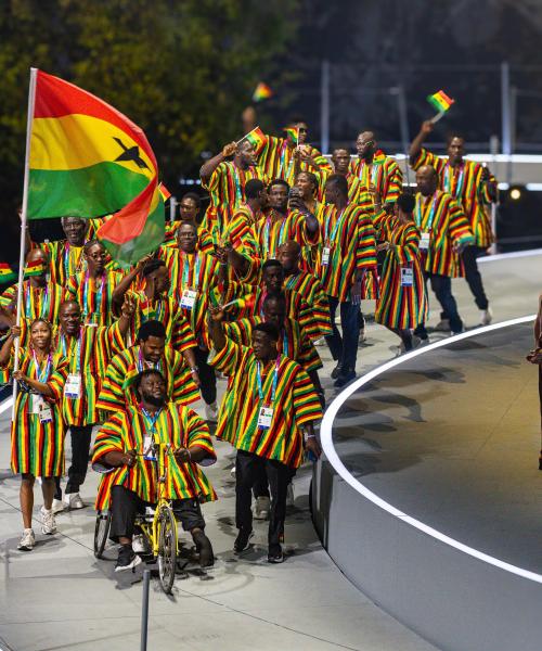 Team Ghana Dazzles with Colour, Culture and Confidence at Glasgow 2026 Opening Ceremony