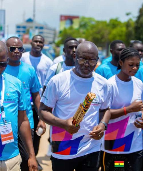 Massive showing at King's Baton Relay, Commonwealth Sports commends Ghana.
