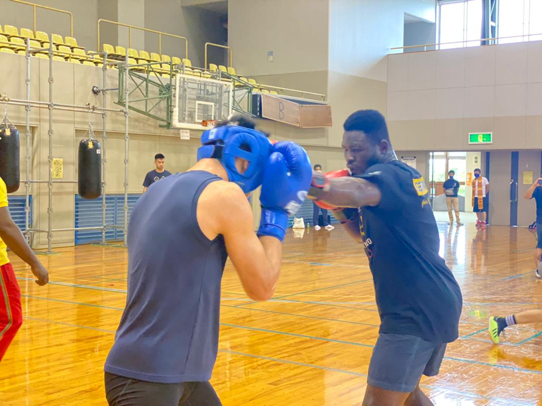 Tokyo 2020: Black Bombers Spar With Japanese National team