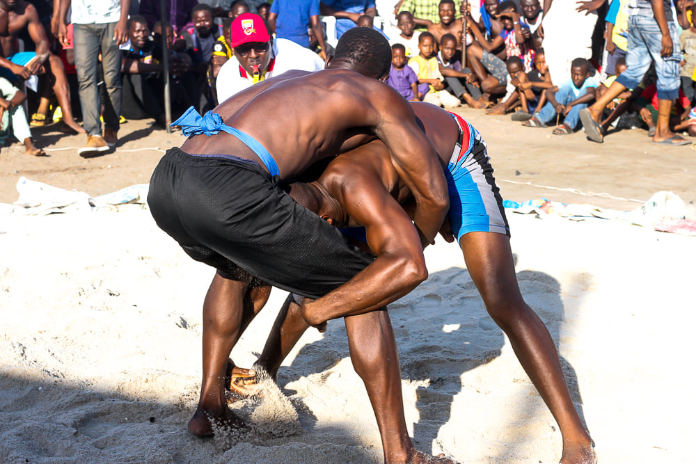 National Traditional Wrestling Championship Attracts Hundreds Of Spectators
